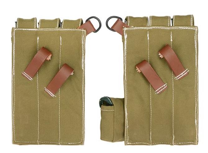 SRC WWII MP40/SR40 Magazine Pouch Set für 6 Magazine Retro Style